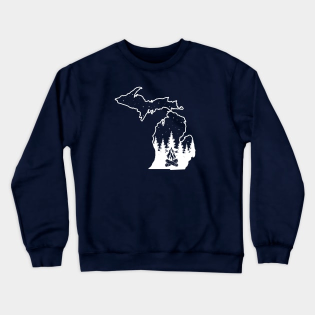 Michigan Night Crewneck Sweatshirt by Lost Mitten Apparel Co